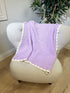 Kids and Babies' Crochet Blanket, kids room deco, kids gift, worsted wool and cotton blend